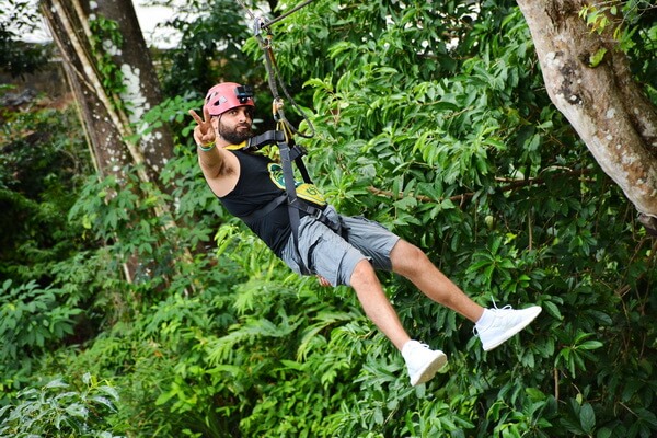 Zipline и верёвочный парк Микли